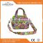 RE078 2015 Hot Sale 100% quilted cotton girl handbag summer beach bag