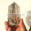 Natural green phantom crystal point/wand for decoration