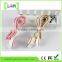 Metal Head Nylon Fiber USB Cable for iPhone /ipad/android