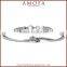 Korean Style Round Silver Ton bracelet accessories
