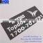 High class embossed custom metal logo for machines