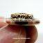 gold color sewing button for garment