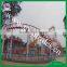 big roller coaster 6 loops roller coaster for sale