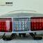 police car led warning light bar, 100 watt speaker, red blue led warning lightbar