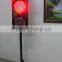 New products 300mm red green LED traffic light with pole solar warning light