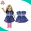 new design fancy beautifuly vinyl plastic doll collar dress