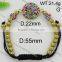 Fashion latest round shape gold beads hand bracelet