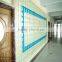 clear colored crystal parallel cloudy mosic glass block suppliers