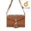 Guangzhou factory quality Gorgeous Genuine Saffiano Leather bag Crossbody Phone Pouch for Women