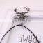 Black string with silver animal pendant jewelry The Scorpion King necklace