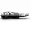 Nice design yellow leopard detangle hair brush & tangle brush with good quality