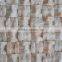 Wall tile marble mosaic and crystal glass mix mosaic tile