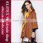 2015 HOT Fashion Yellow Sexy Woman Cashmere Overcoat Winter Dress
