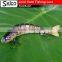 5" High quality 8 section jointed segmented body minnow fishing lure
