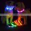 Glowing in dark led dog leashes and collars