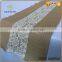 100% burlap table runner for home and wedding