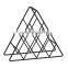 Decrative 6 Bottle Wall Mounted Metal Wire Wine Rack