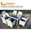 New design Attractive modern dining room modern rattan furniture