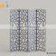 Retro Simple living room partition Carving creative metal screen