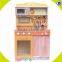 wholesale cute wooden pretend kitchen toy, fashion kids wooden kitchen toy, interesting children wooden kitchen toy W10C141