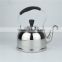 201 stainless steel kitchen cooking whistling kettle with funnel/ water jug