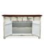 Buffet Console Oriental Rustic Painted Mahogany Wood Furniture