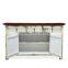 Buffet Console Oriental Rustic Painted Mahogany Wood Furniture