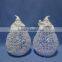 owl decorations Porcelain with iron XMAS decorations
