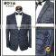 2015 slim fit printed blazer , wedding suits for man