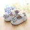 newborn baby clothing pink gery toddler shoes flowers fashion baby girl shoes
