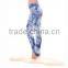 Light Blue Digital Print Leggings Fashion Full Sublimation Printed Leggings Galaxy Yoga Pants Sport Wear Yoga Clothes