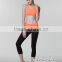 Women sports pants made of stretch nylon spandex fabric, yoga leggings for fitness wholesale