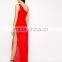 Vivo Mesh One Shoulder Maxi Dress