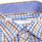 Oem Service Short Sleeve Check Regular Size Men Shirt Embroidery Design With Customised Logo
