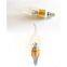 Popular Style Glass/ Milky Lamp Shade Transparent LED Candle Lamp