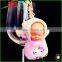 plush cartoon crystal velvet sleeping baby car key chain