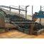 Huge capacity screwing sand washing line, flowing chart of 150tph