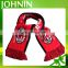 Hot Sale Factory Supply Cheap Knitted Acrylic Sport Team Fans Scarf