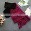 Custom printed 100% acrylic skiing beanie scarf gloves set for winter
