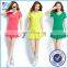 Yihao Trade Assurance 2015 new tennis skirt cheap women sweater sportswear leisure suit for women