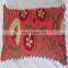Red Colors Suzani Embroidered Work Pillow Cover New Decorative Cushion Covers