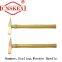 Explosion-proof Safety Non-spark Wood Handle Derusting Hammer: