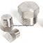 Custom Hexagon SS304 oil drain plugs SS316L casting octagonal plug NPT BSP Metric thread