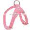 Shiny rhinestone pet chest strap with suede microfiber dog strap