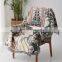Amazon hot sale designer ins RAWHOUSE woven cotton throw balnkets tapestry