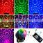 7 Colors Sound Activated Remote Control Dj Lights Rotating crystal ball disco lights Strobe led stage lights for Bar Club