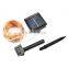 10m Outdoor Solar Powered Micro Copper Wire Led String Light For Christmas Garden