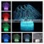 3D Sailboat Colourful Night Lamp Touch Switch Bed Light For Home Decoration