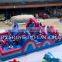Blow Up Purple Inflatable Bounce Wipeout Race Run Tunnel Bouncy Kids Adult Racing Obstacle Course Inflatable Equipment For Sale