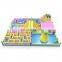 Lastly One Big Size Fantastic Dream Castle Inflatable Bouncer Combo With Slide Maze Obstacle Course For Sale